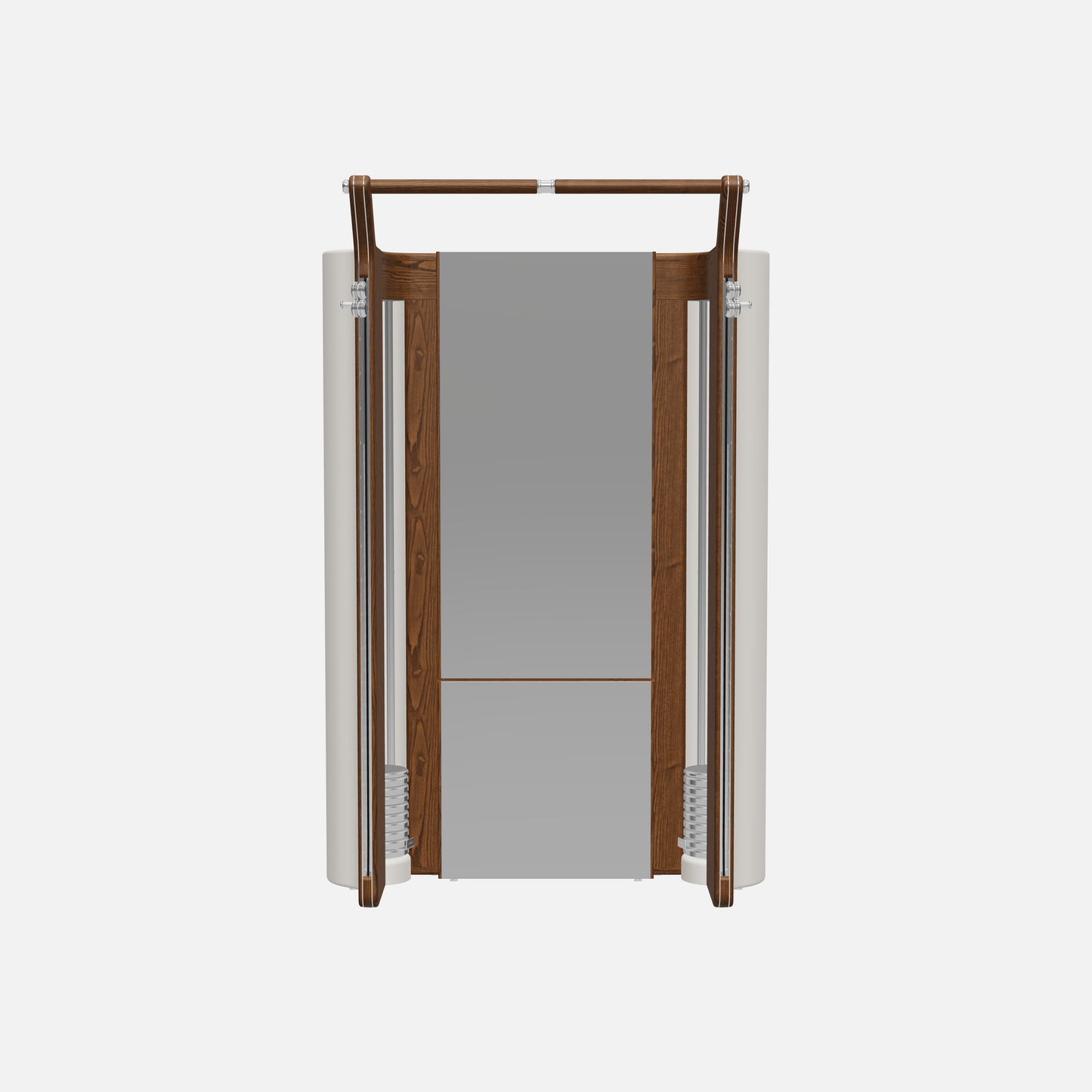 Roma Cable Strength Machine — Stainless Steel, Walnut Ash, White