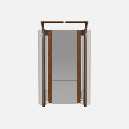 Roma Cable Strength Machine — Stainless Steel, Walnut Ash, White