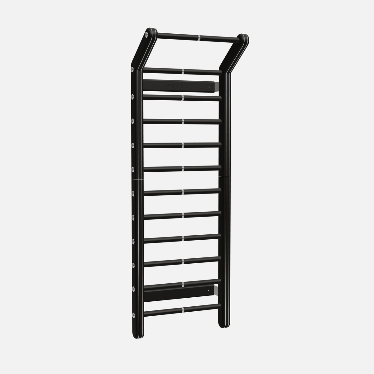 Scala Advance Plus Exercise Wall Bar — Stainless Steel, Black Ash
