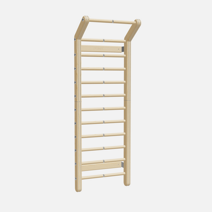 Scala Advance Plus Exercise Wall Bar — Stainless Steel, Natural Ash
