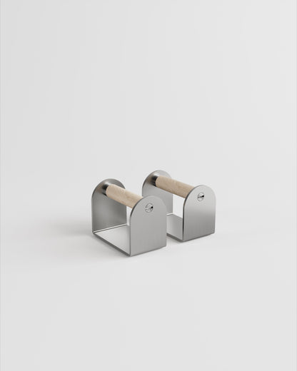 Dann Pushup Bars by FYSIK — supplier studio product view; representative finish