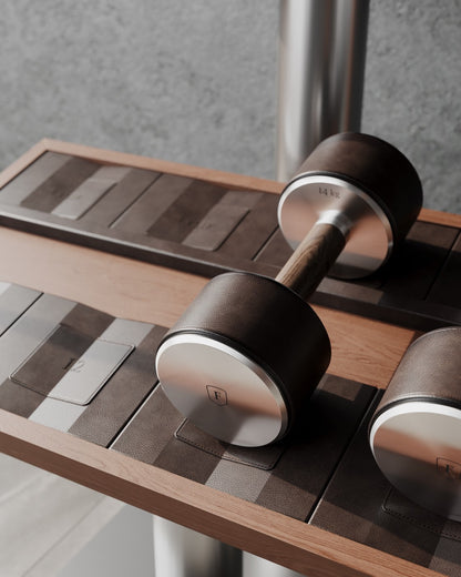 Fysik Horizontal 2 Tier Dumbbell Rack by FYSIK — supplier detail or room view 3; representative finish