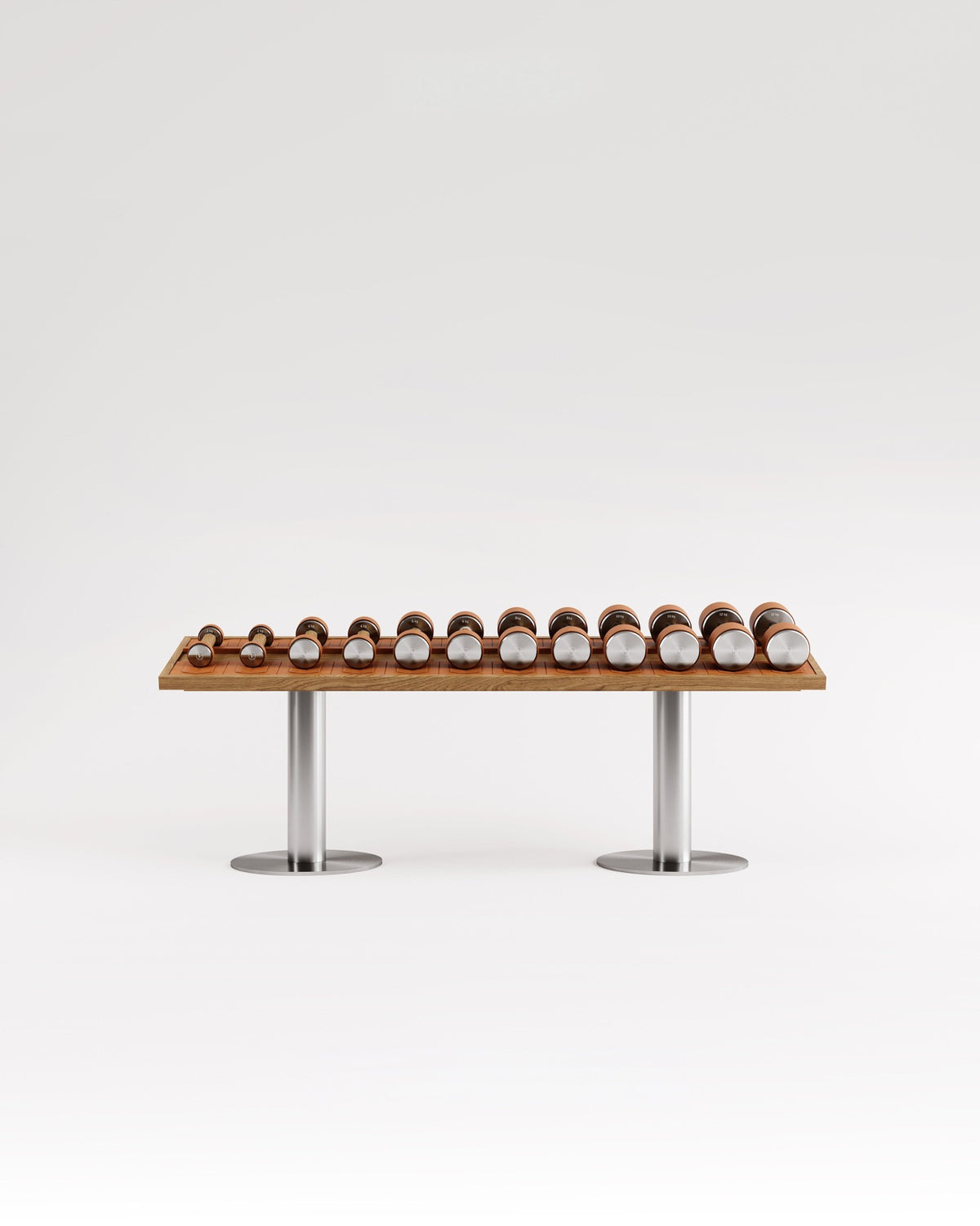 Fysik Horizontal Dumbbell Rack by FYSIK — supplier studio product view; representative finish
