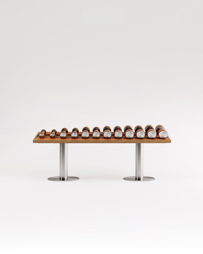 Fysik Horizontal Dumbbell Rack by FYSIK — supplier studio product view; representative finish
