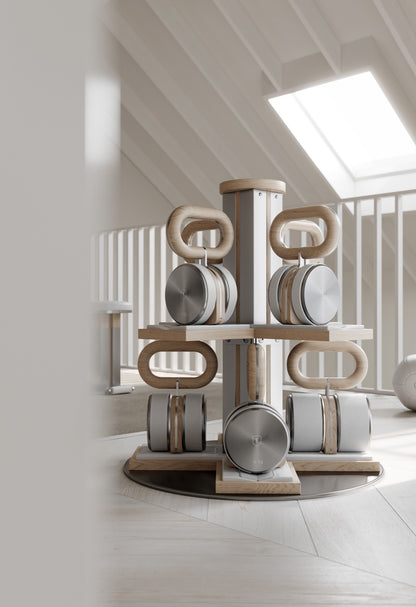 Fysik Vertical Kettlebell Tower by FYSIK — supplier detail or room view 2; representative finish