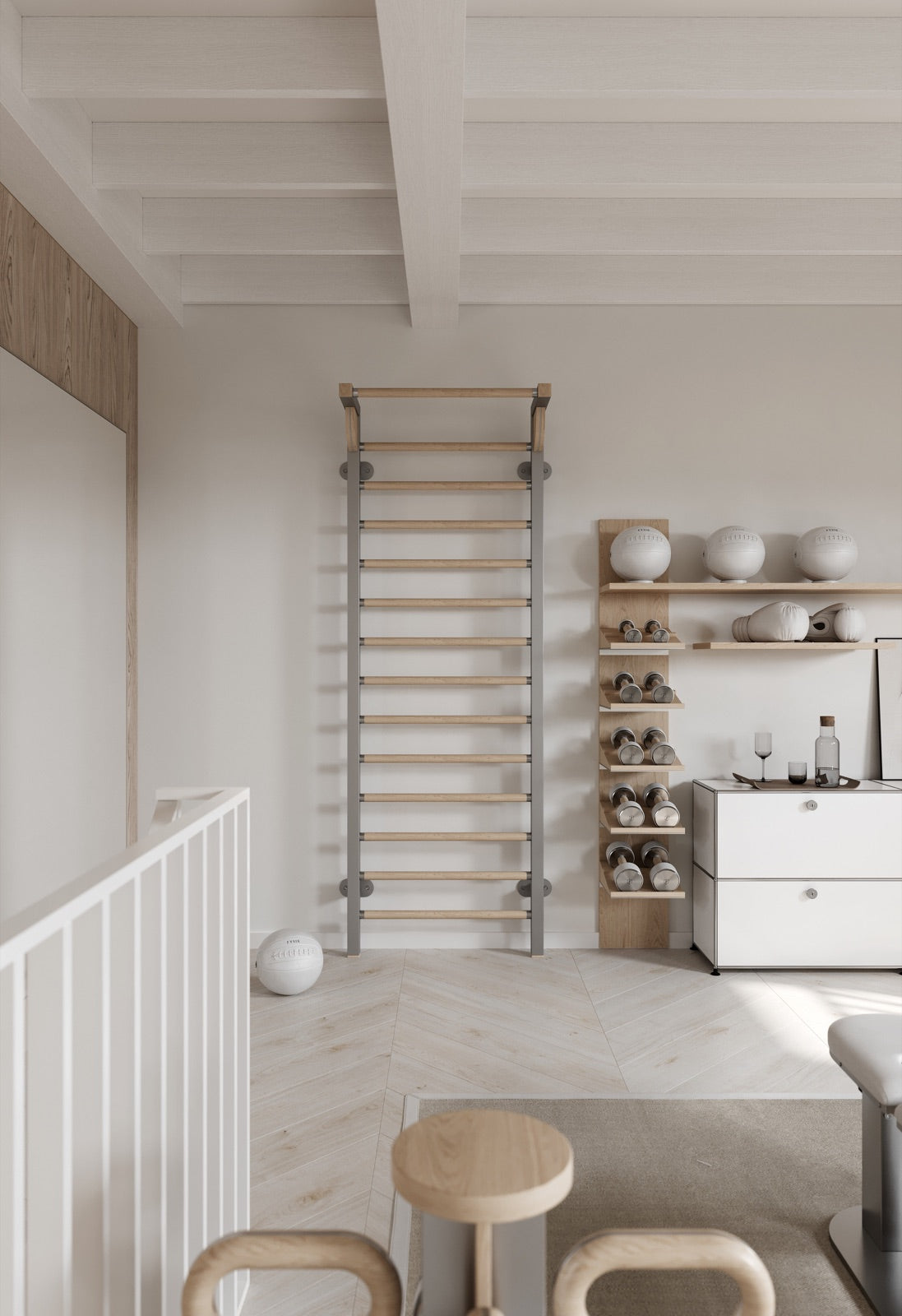 Ling Stall Bars by FYSIK — supplier detail or room view 2; representative finish