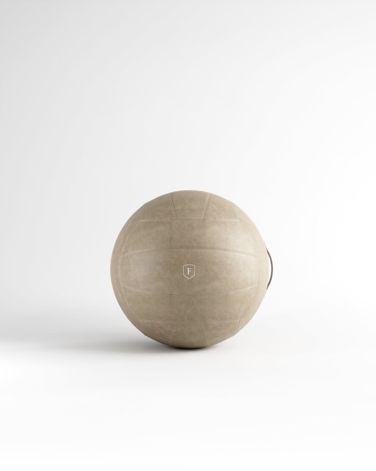 Lom Leather Fitness Ball by FYSIK — supplier studio product view; representative finish