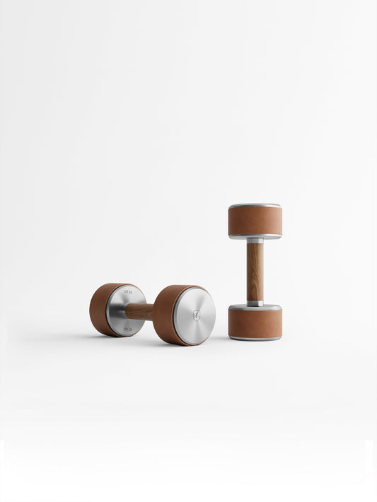 Nak Dumbbell Pair by FYSIK — supplier studio product view; representative finish