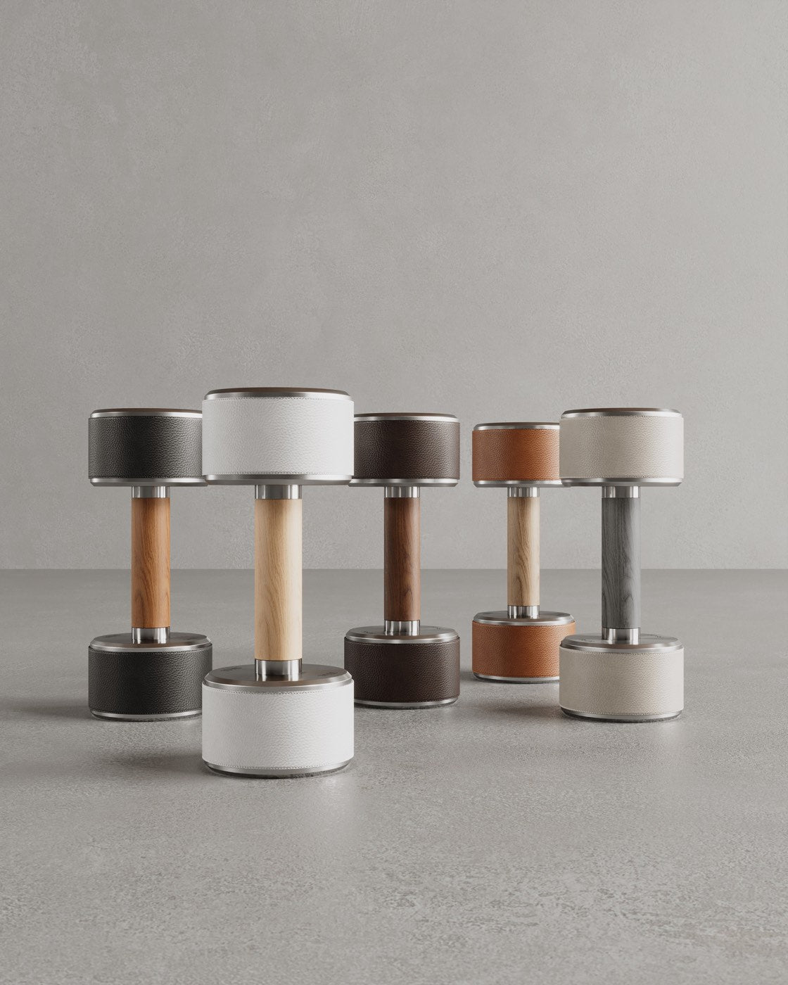 Nak Dumbbell Pair by FYSIK — supplier detail or room view 4; representative finish