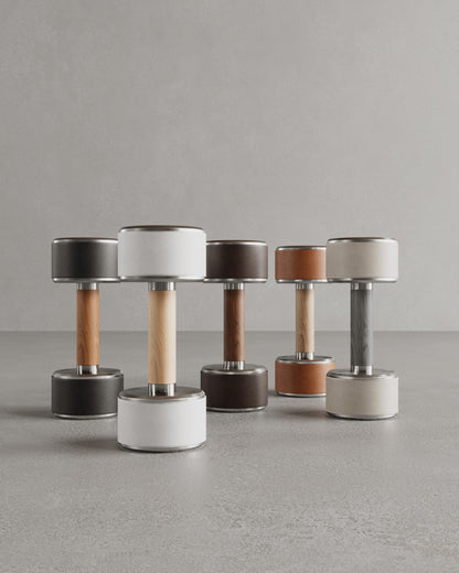 Nak Dumbbell Pair by FYSIK — supplier detail or room view 4; representative finish