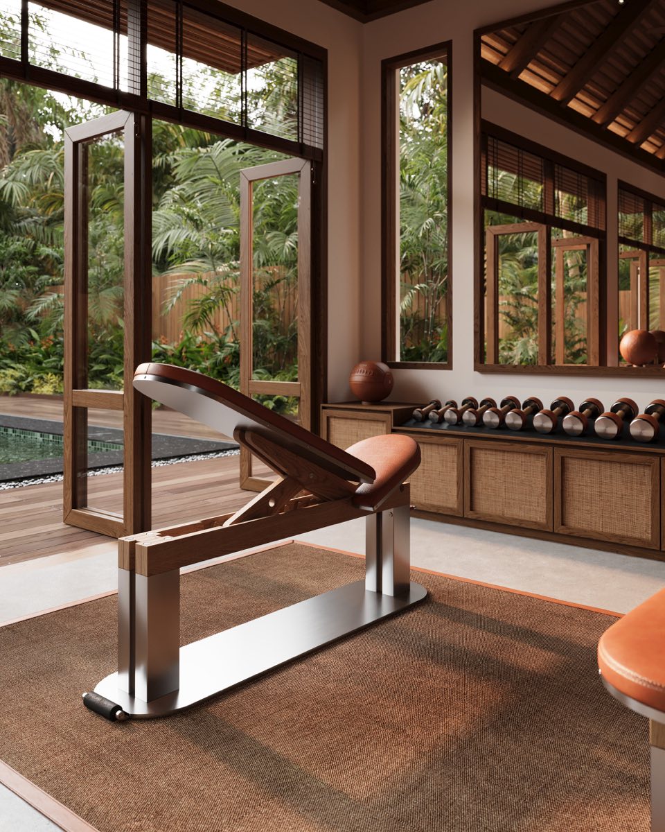 Nang Adjustable Gym Bench by FYSIK — supplier detail or room view 9; representative finish