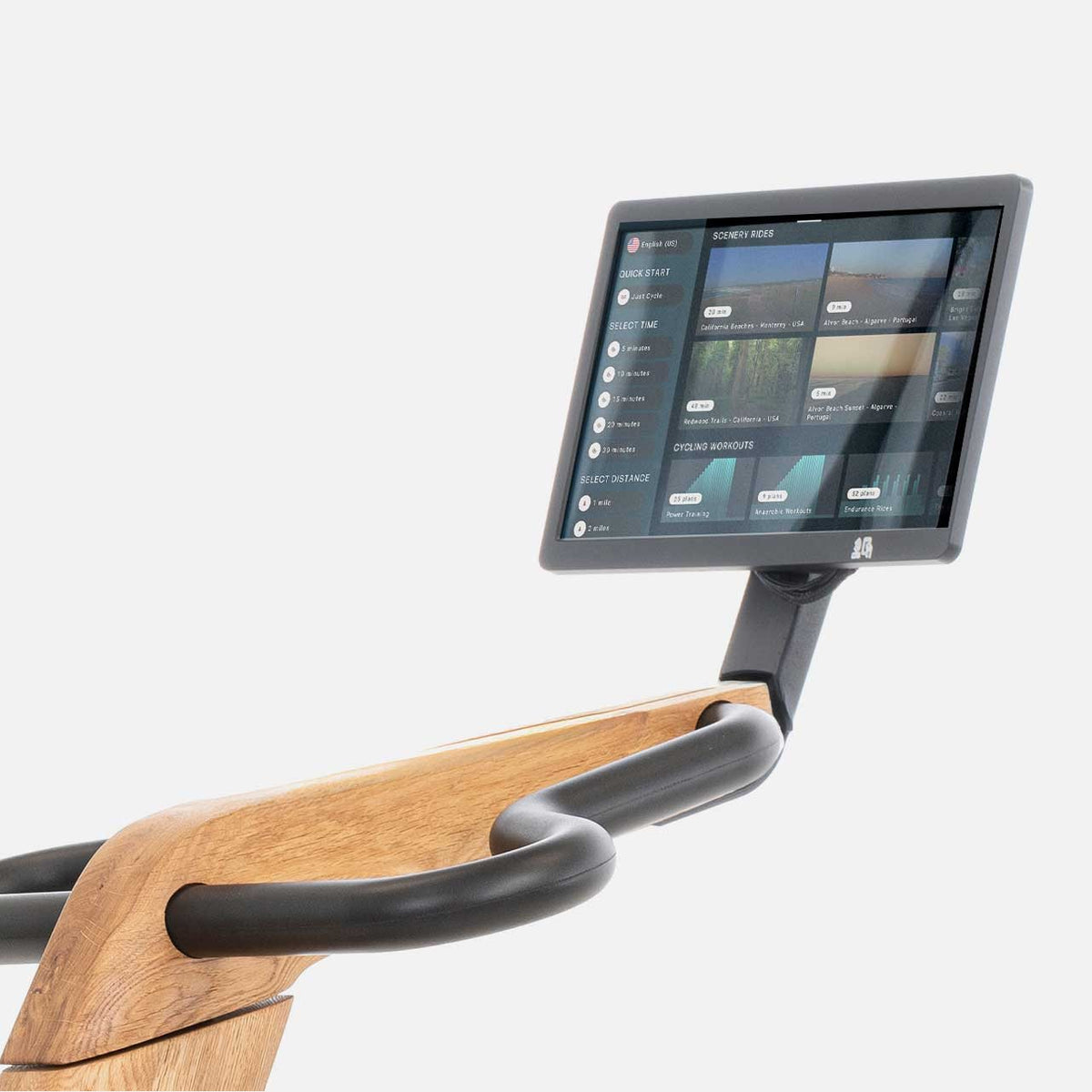 NOHRD Bike PRO integrated touchscreen and handlebar detail