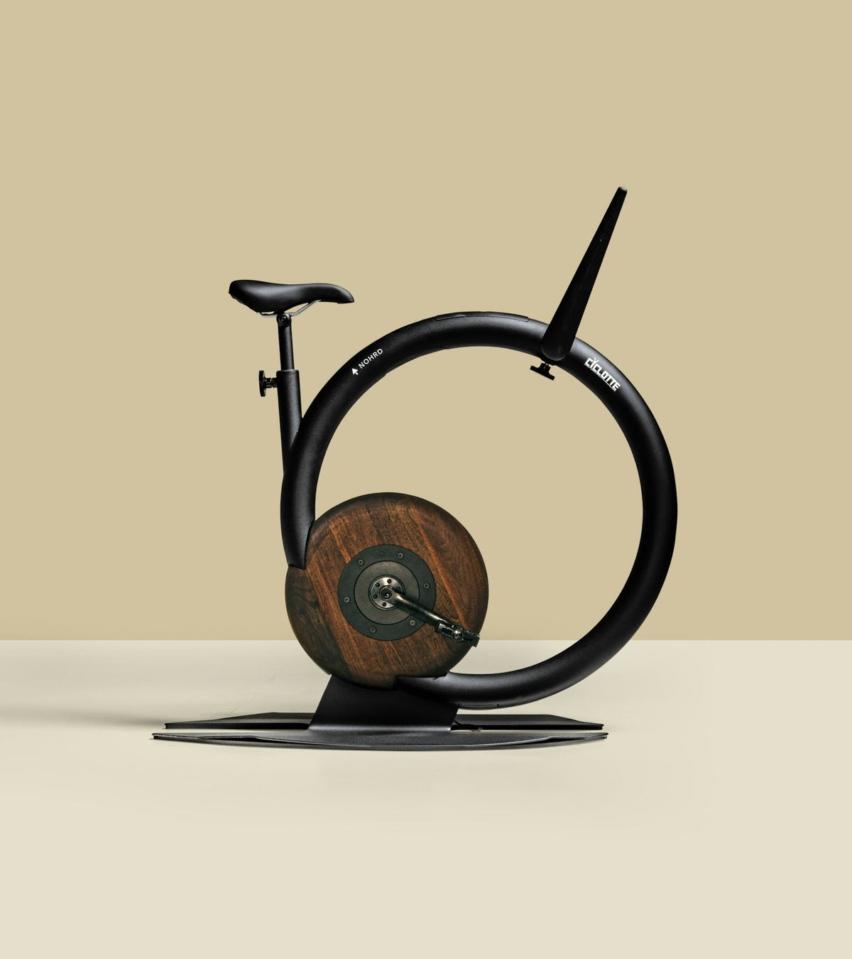 Ciclotte NOHRD with wood gearbox covers, official manufacturer side view