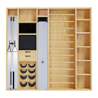 NOHRD Wall — Shelves Module — NOHRD Wall - Shelves Module; other displayed modules and equipment are not included