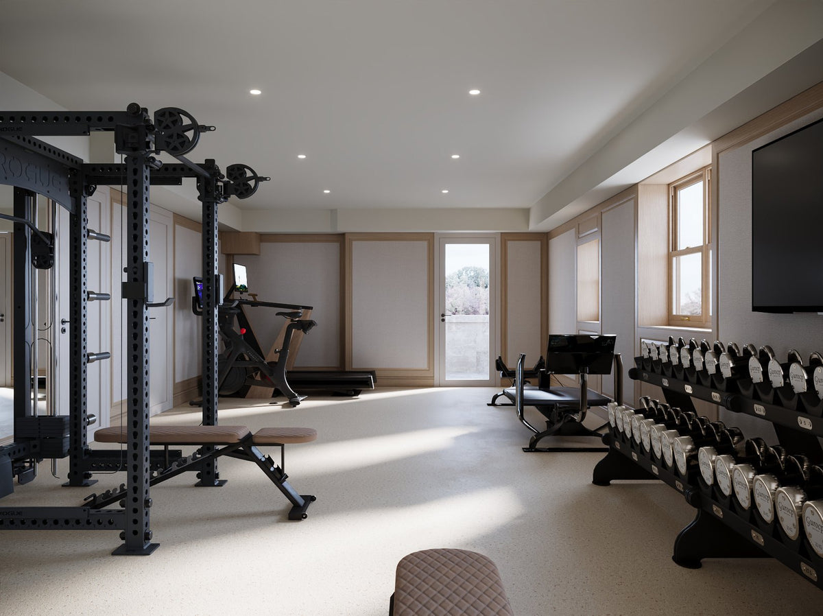 Oak-panelled Private Gym
