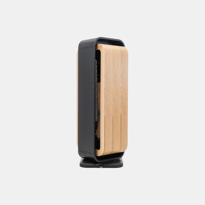 StepTower - Oak angled zoomed grey