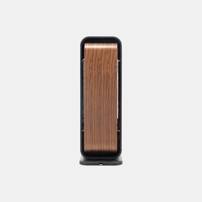 StepTower - Walnut front zoomed grey