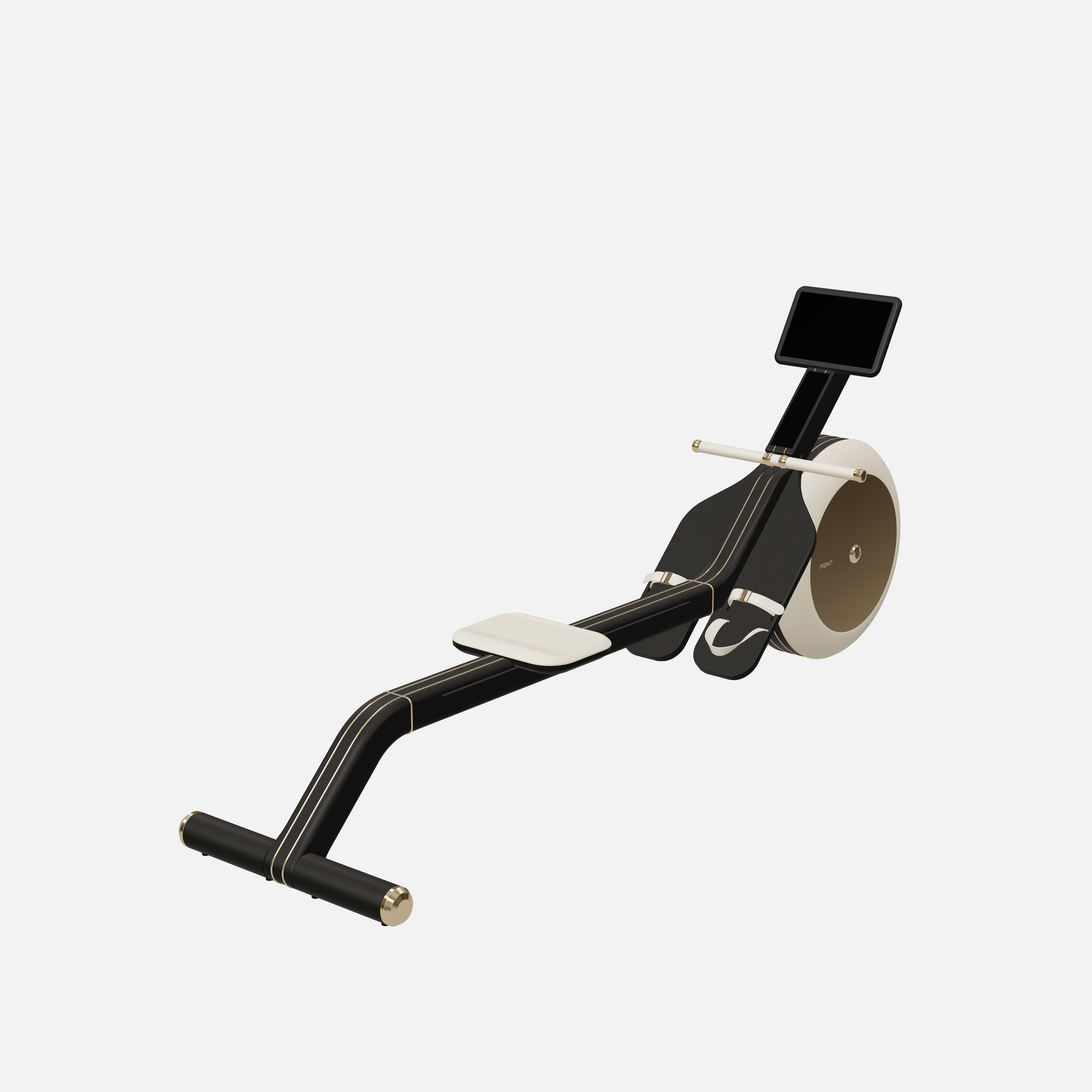 Varta Magnetic Rowing Ergometer — Gold, Black Ash, Beige