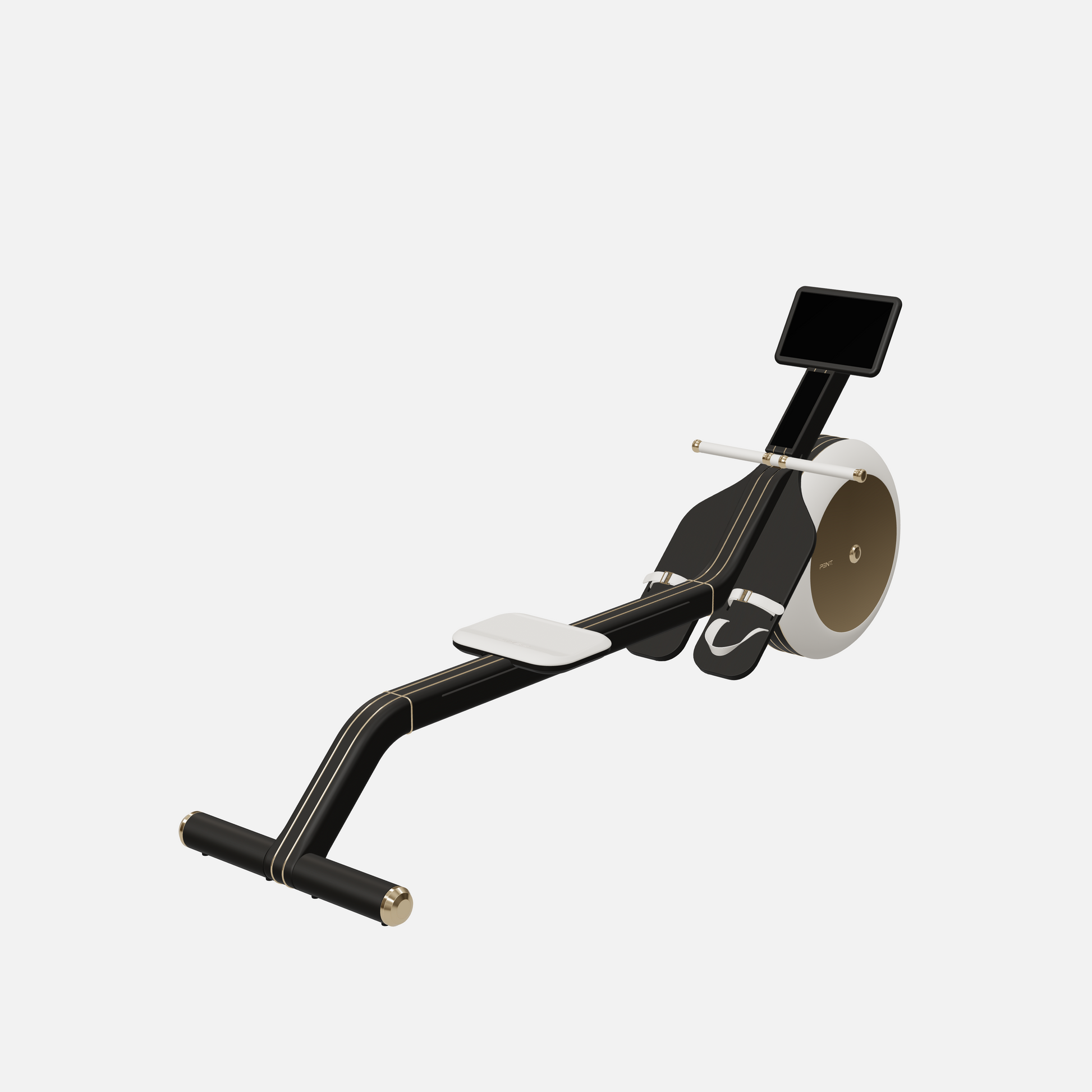 Varta Magnetic Rowing Ergometer — Gold, Black Ash, White