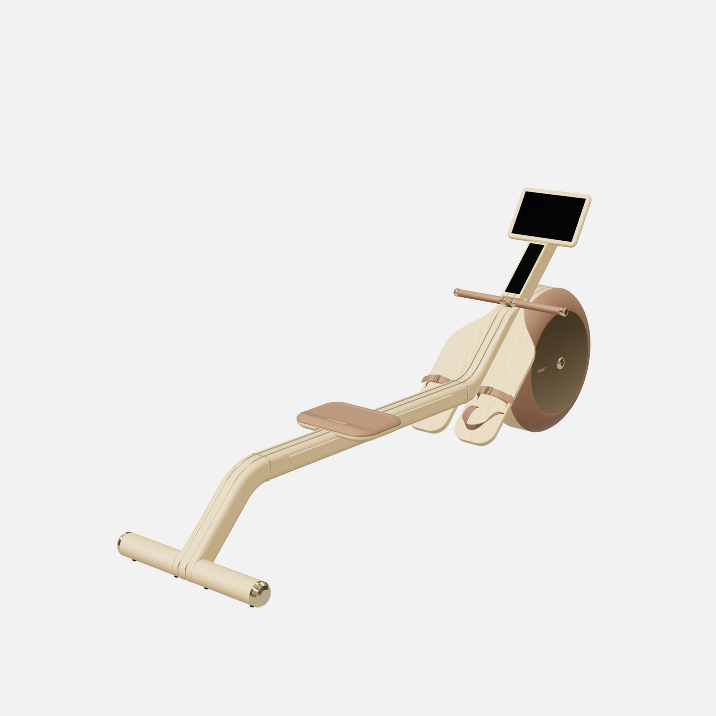 Varta Magnetic Rowing Ergometer — Gold, Natural Ash, Brown