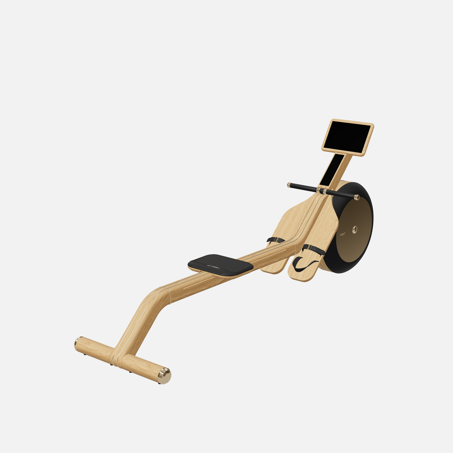 Varta Magnetic Rowing Ergometer — Gold, Natural Oak, Black