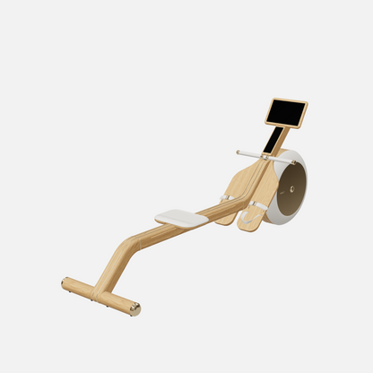 Varta Magnetic Rowing Ergometer — Gold, Natural Oak, White