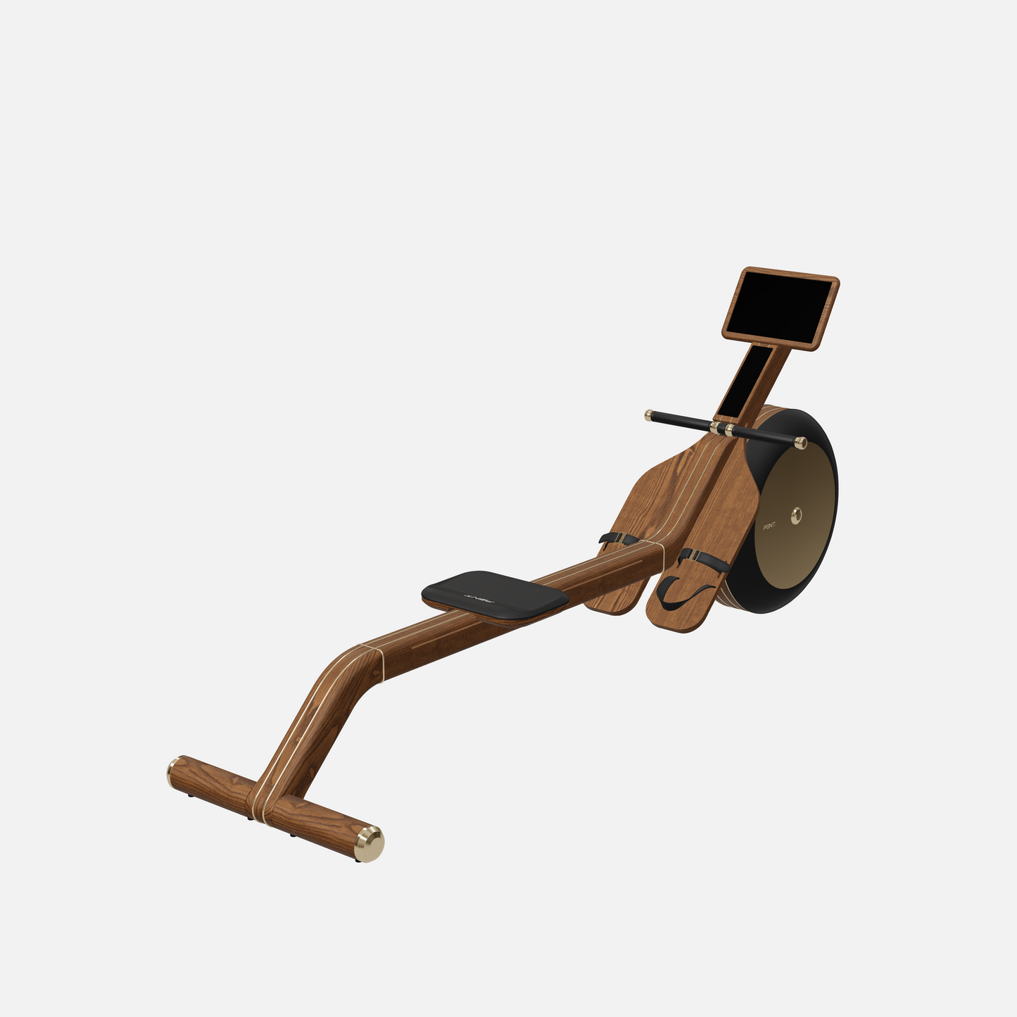 Varta Magnetic Rowing Ergometer — Gold, Walnut Ash, Black