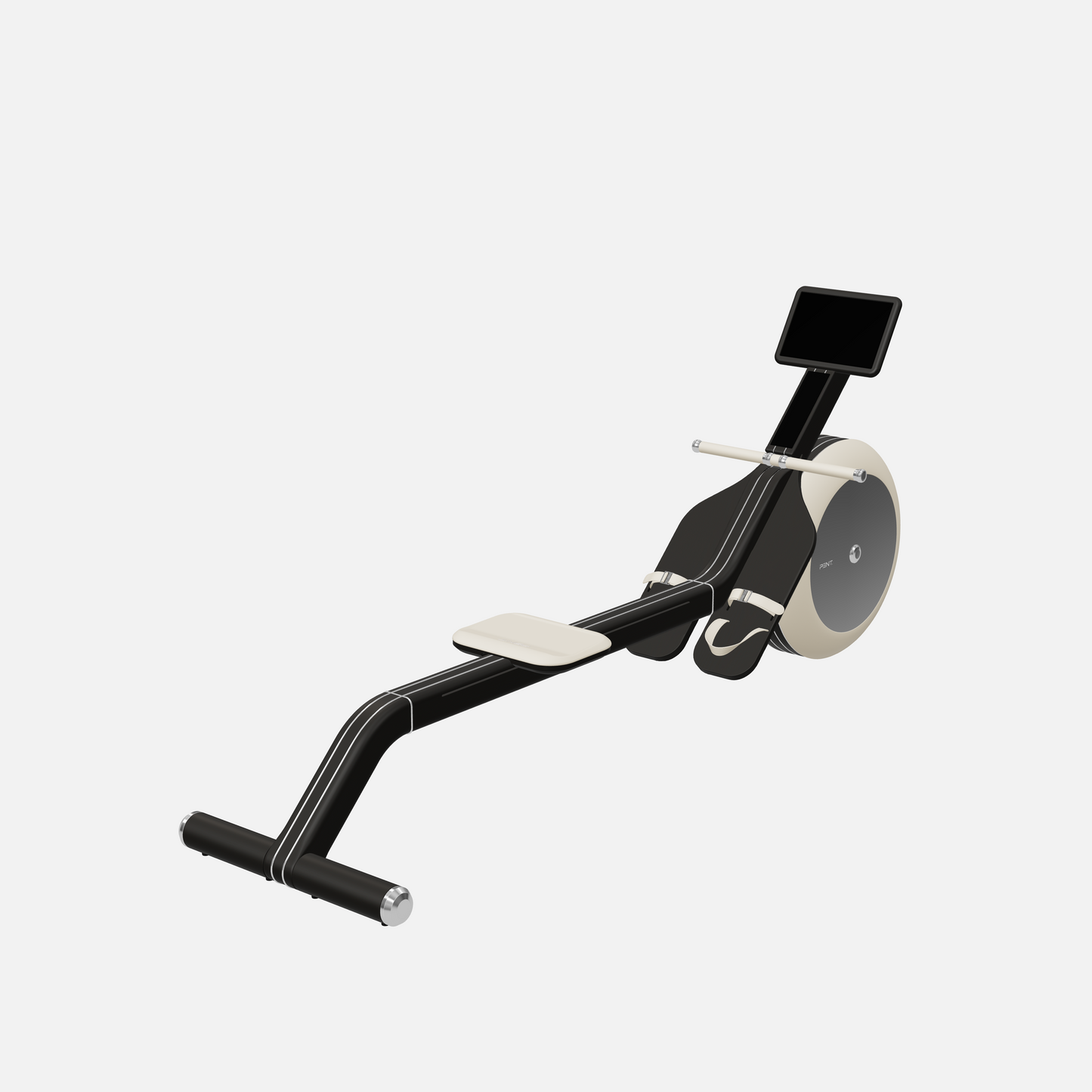 Varta Magnetic Rowing Ergometer — Stainless Steel, Black Ash, Beige